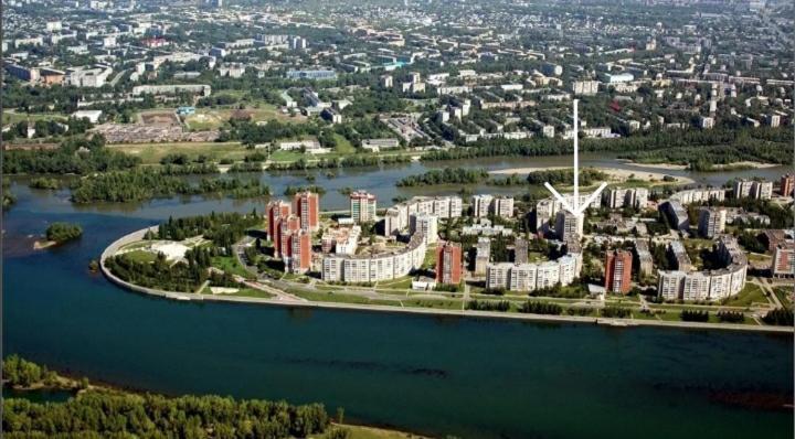Apartment На Стрелке С Красивым Видом На Иртыш Ustʼ-Kamenogorsk Exterior foto